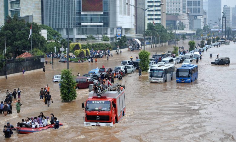 11 RT dan 4 Ruas Jalan Jakarta Kebanjiran Akibat Hujan Deras